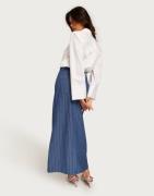 Pieces - Sininen - Pcamilda Hw Long Skirt D2D