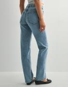 Gina Tricot - Sininen - Mid straight jeans