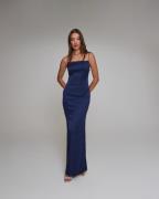 Nelly - Sininen - Clean Satin Dress