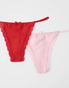 Nelly - Punainen - Loveable 2-Pack Thong