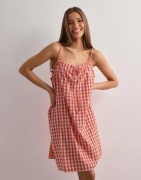 Vero Moda - Ruutu/Raita - Vmothea Sl Short Dress Wvn Ga