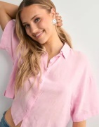 Vero Moda - Vaaleanpunainen - Vmlinn 2/4 Short Shirt Wvn Noos