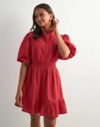 Vero Moda - Punainen - Vmclover 2/4 High Neck Short Dress