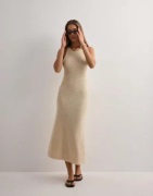 Vero Moda - Beige - Vmmalavi Sl 7/8 Dress Ga Se