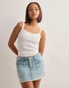 True Religion - Sininen - Sadie Mini Skirt Flap