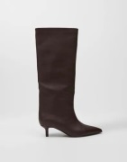 Nelly - Ruskea - Stiletto Under Knee Boot