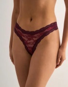 Nelly - Punainen - Lovely Lace 2-Pack Thong