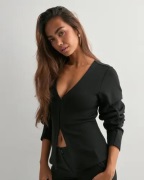 Nelly - Musta - Waist Focus Cardigan