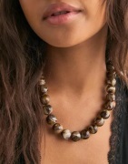 Pieces - Ruskea - Pcregitse D Necklace