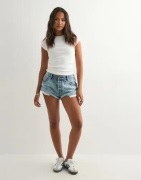 One Teaspoon - Sininen - Messed Up Bandits Low Waist Denim Short