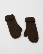 Nelly - Ruskea - Fuzzy Mittens
