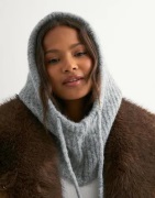 Nelly - Harmaa - Knitted Balaclava
