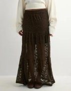 Only - Ruskea - Onlluna Long Skirt Jrs