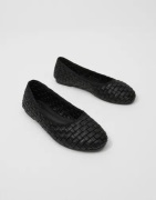 Nelly - Musta - Braided Ballerina