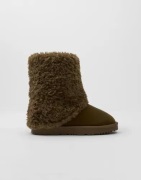 Nelly - Ruskea - Curly Fluffy Boot