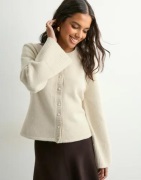 Neo Noir - Valkoinen - Mixie Knit Cardigan