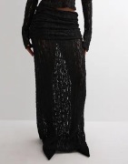 Nelly - Musta - Romantic Lace Maxi Skirt