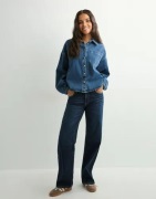 Vero Moda - Sininen - Vmelora Ls Denim Shirt YO326