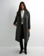 Vero Moda - Harmaa - Vmfortunevega AW23 Longtrenchcoat G