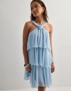 Vero Moda - Sininen - Vmfelicia Sl Ruffle Short Dress Exp