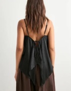 Vero Moda - Musta - Vmmollie Drapy Singlet Top Wvn Ga