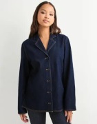 Vero Moda - Sininen - Vmkanika Ls Denim Blazer Shirt SI35
