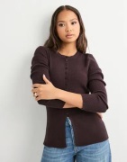 Vero Moda - Ruskea - Awukino Ls O-Neck Knit Cardigan