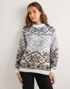 Pieces - Kuviollinen - Pcjo Ls High Neck Knit Bc