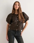 Neo Noir - Ruskea - Aisa Brocade Blouse