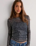 Pieces - Harmaa - Pcmacey Ls Top Jrs