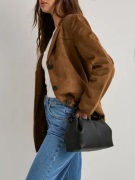 Gina Tricot - Musta - Small braided top handle bag