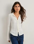 Nelly - Valkoinen - Amazing Structure Shirt Top