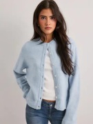 Only - Sininen - Onlsimoni L/S O-Neck Cardigan Knt N