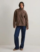 Pieces - Ruskea - Pcsadia Ls Teddy Jacket Noos Bc