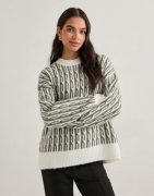 Pieces - Musta - Pcrigmor Ls Oneck Pullover