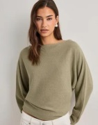 Nelly - Vihreä - Effortless Knit LS Sweater