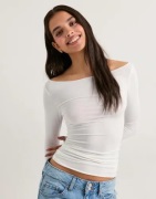 Nelly - Valkoinen - Ultra Soft LS Top