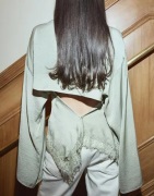 Nelly - Vihreä - Sassy Lace Blouse