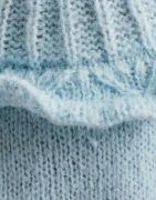 Pieces - Sininen - Pcrikka Ls Oneck Knit Bc