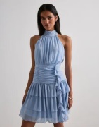 Vero Moda - Sininen - Vmserena Sl Frill Short Dress Wvn