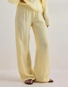 Nelly - Keltainen - Pull On Crinkled Pants