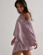 Nelly - Vaaleanpunainen - Slouchy Lace Dress