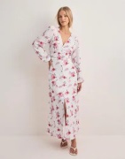 Vero Moda - Vaaleanpunainen - Vmlisa Ls V-Neck Long Dress Wvn