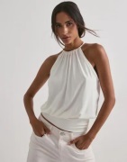 Nelly - Valkoinen - Soft Drape Tie Back Top