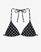 Neo Noir - Musta - Kira Dot Bikini Top