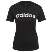 adidas T-paita Loungewear - Musta/Valkoinen Nainen