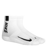 Nike Juoksusukat Multiplier Nilkka 2-Pack - Valkoinen/Musta