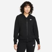 Nike Huppari NSW Club Fleece - Musta/Valkoinen Nainen