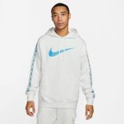 Nike Huppari NSW Sportswear Repeat Fleece - Valkoinen/Sininen