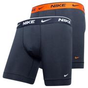 Nike Bokserit 2-Pack - Musta/Oranssi